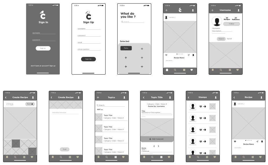 wireframe designs